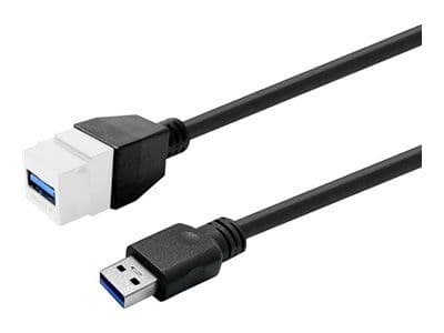VivoLink Pro - USB-forlengelseskabel - USB-type A (hunn) nøkkelsky til USB-type A (hann) - USB 3.2 Gen 1 - 5 V - 1 A - 3 m - aktiv - hvit