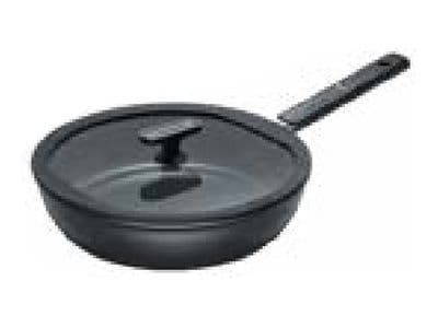 Fiskars Hard Face - Sauteringspanne med dekke - 28 cm - 3.5 L - ikke-klebende