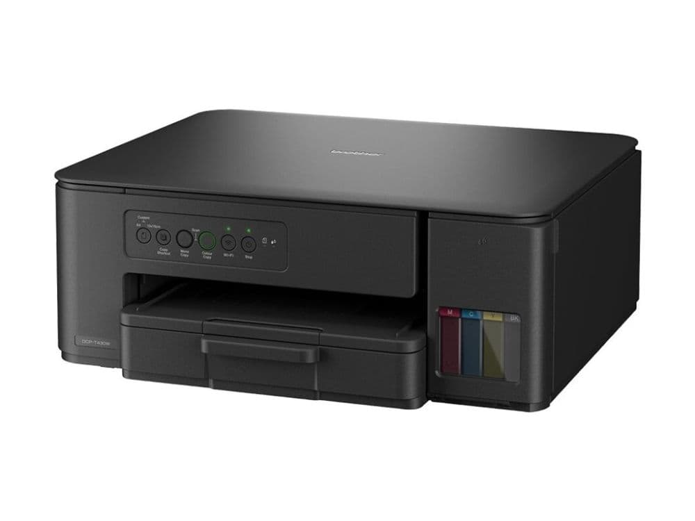 Brother DCP-T430W - Multifunksjonsskriver - farge - ink-jet - ITS - A4/Legal (medie) - opp til 16 spm (trykking) - 150 ark - USB 2.0, Wi-Fi(n)