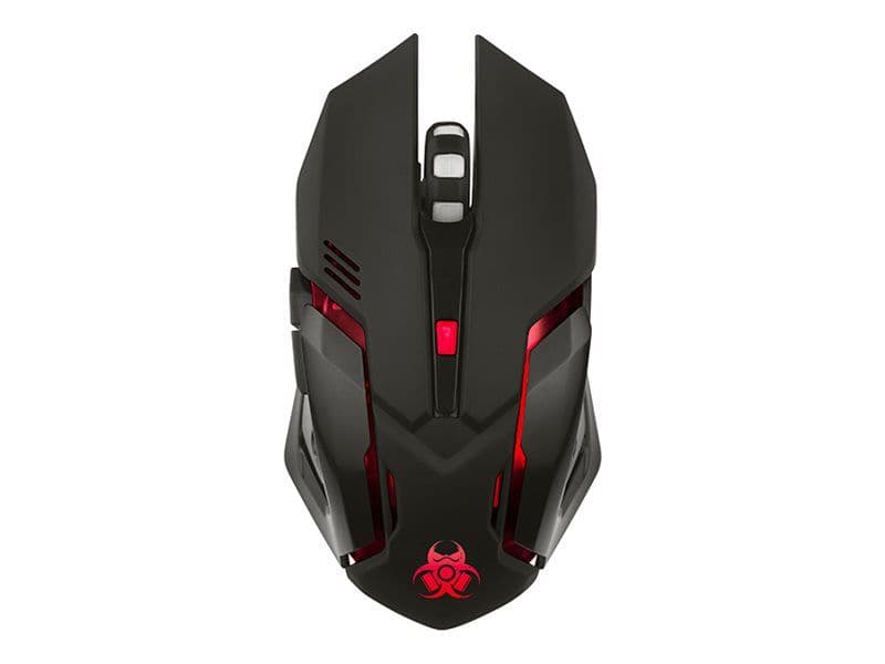 Tracer GameZone Rocky - Mus - RF nano - høyrehendt - optisk - 6 knapper - trådløs - 2.4 GHz - USB trådløs mottaker - hengeboks