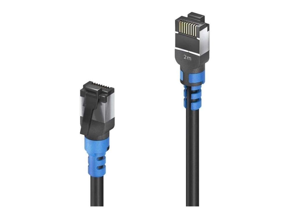 PureLink FlexInstall Series - Koppeledning - RJ-45 (hann) til RJ-45 (hann) - 5 m - 4,8 mm - S/FTP - CAT 6a - halogenfri - svart