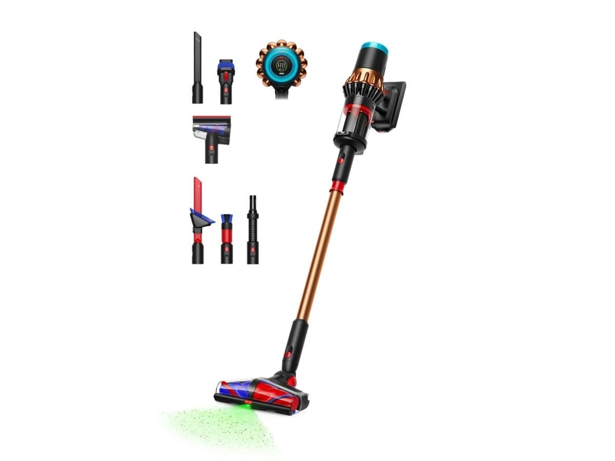 Dyson V16 Piston Animal, 2-i-1 stavstøvsuger, Uten pose, Sort, Kobber, Rektangulær, Tørr, HEPA