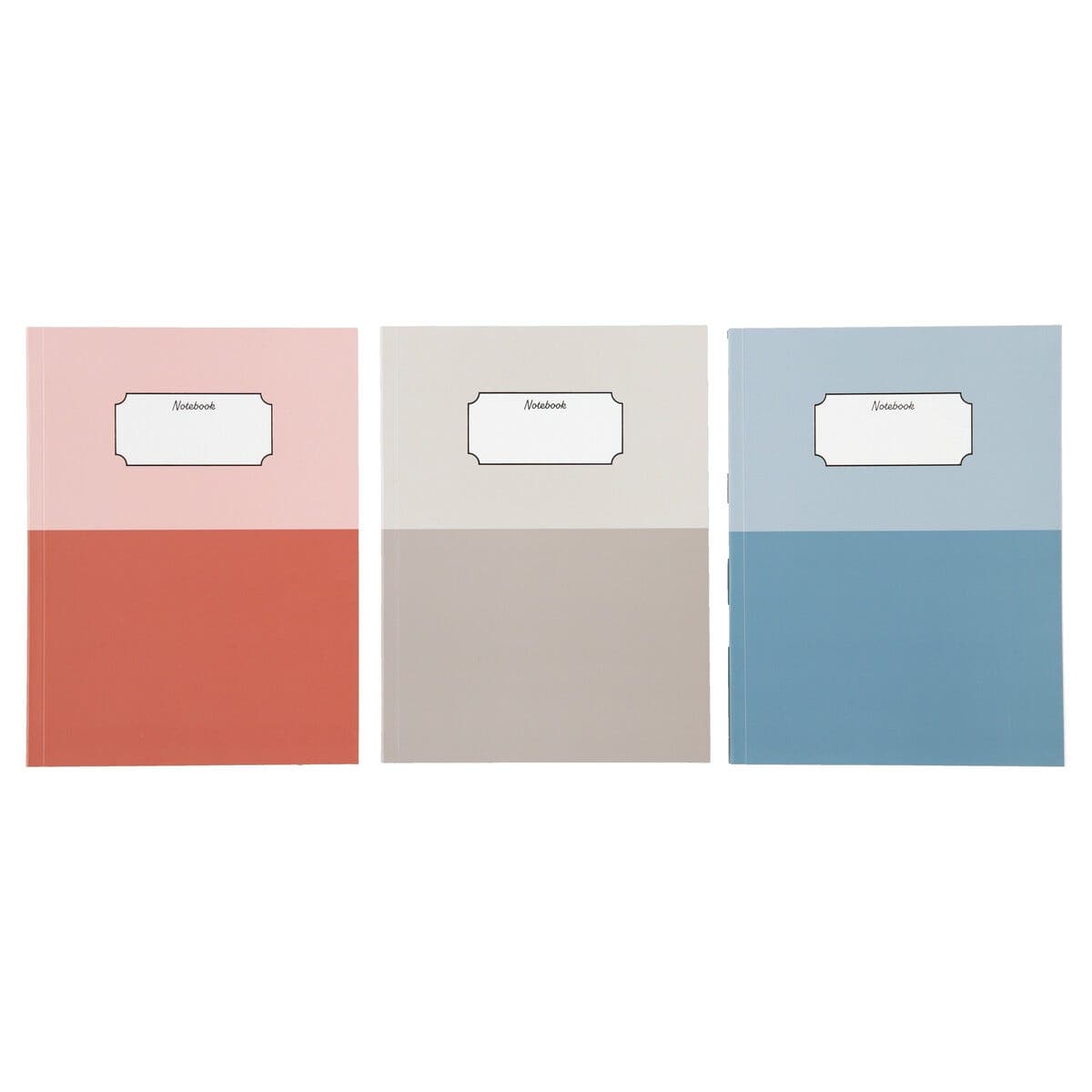 Sett med 3 notatbøker i boks A6