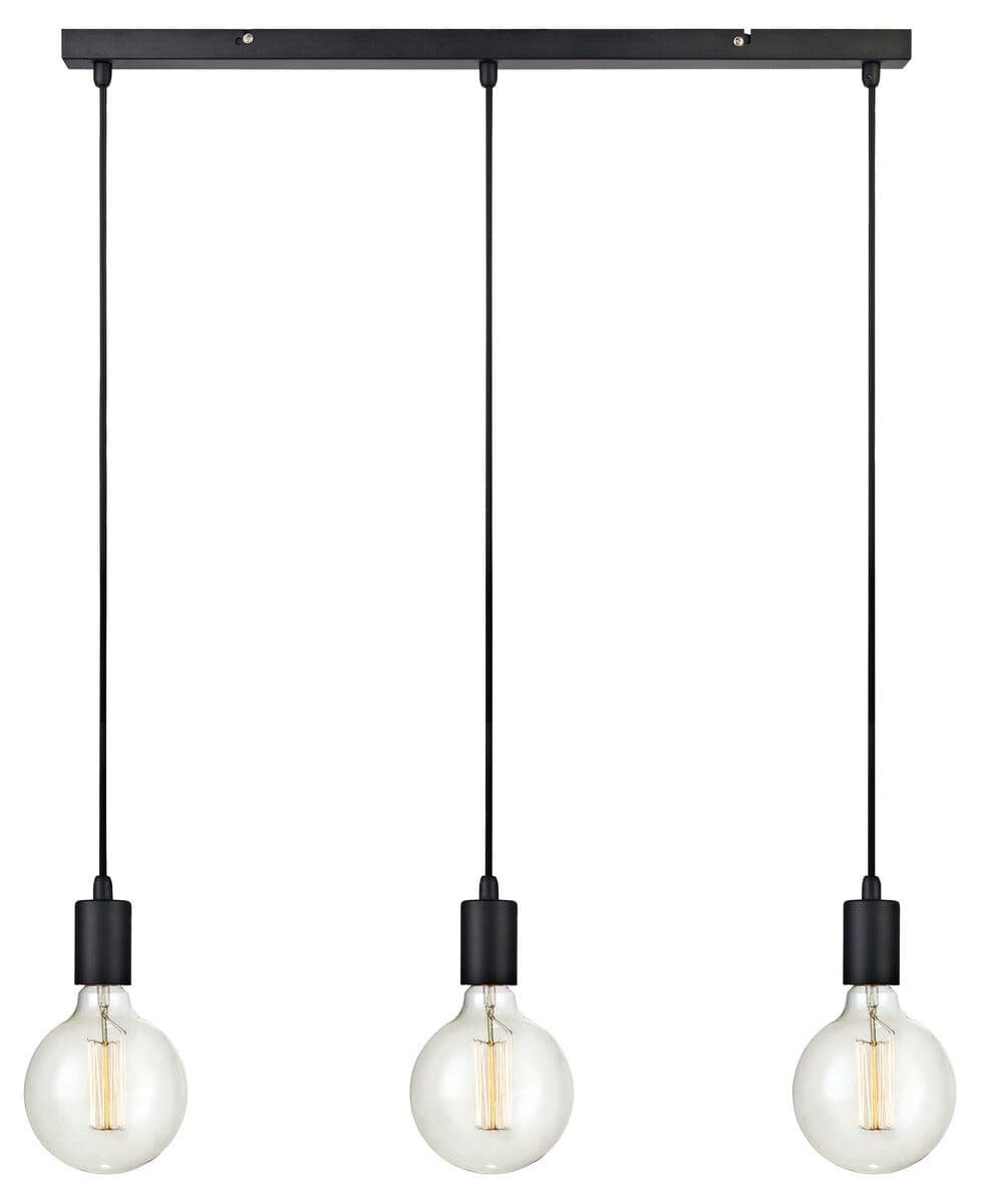 Markslöjd Sky rett taklampe svart, 68 cm 