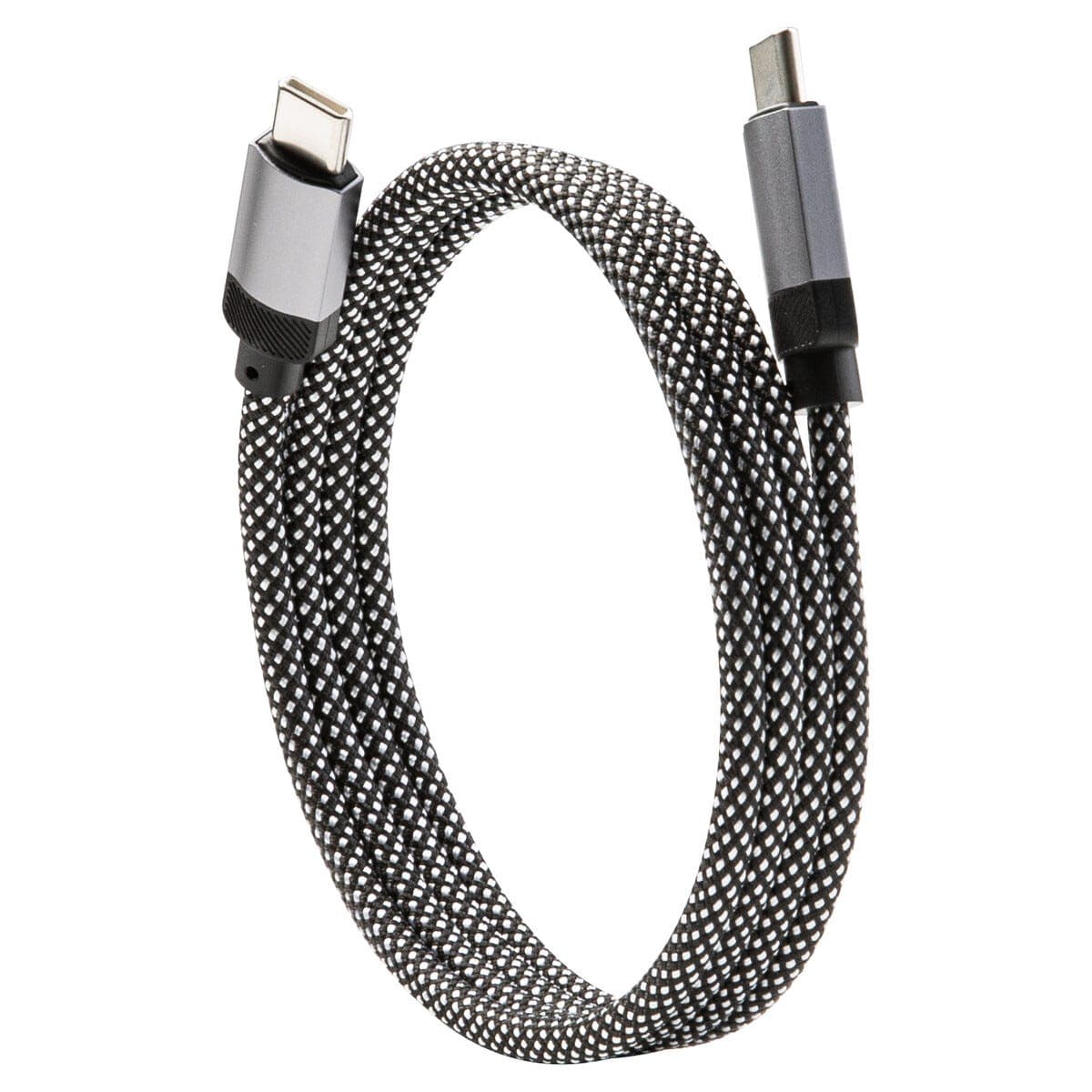 Stoffbelagt USB-C- til USB-C-ladekabel 1 m, magnetisk