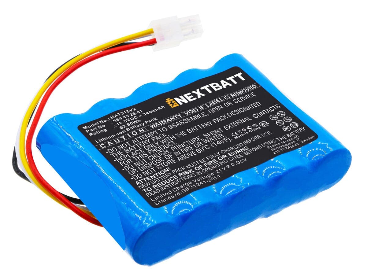 Batteri 18,5 V / 3400 mAh til Husqvarna Automower / Gardena Sileno
