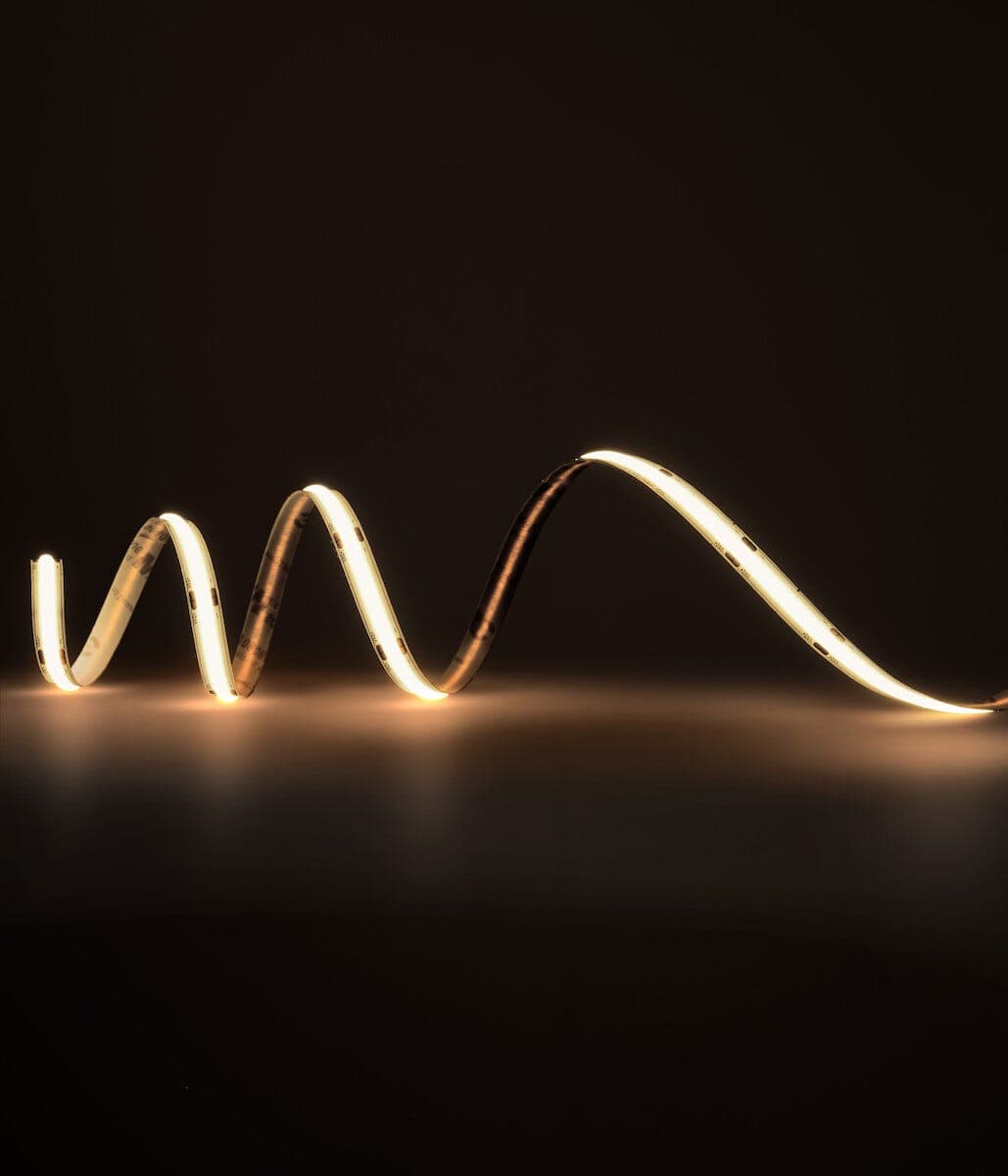 LED-list COB LED innendørs 5 meter, tynn og fleksibel