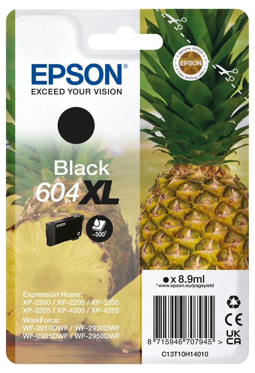 Epson 604 XL blekkpatron, svart, 8,9 ml