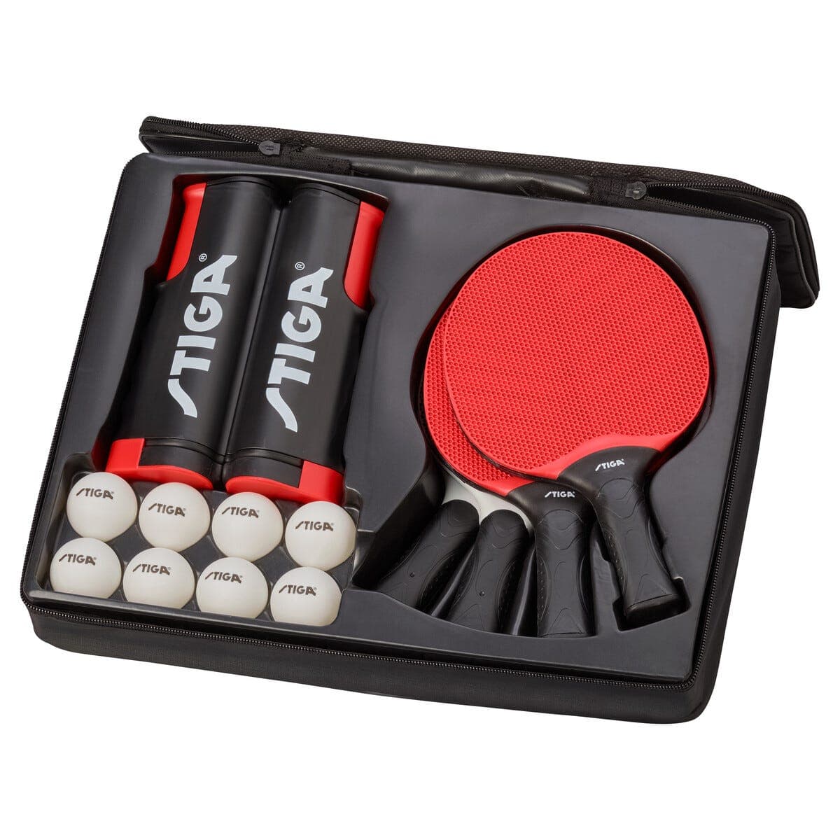 Stiga Set Seasons Anywhere bordtennisracket og nett