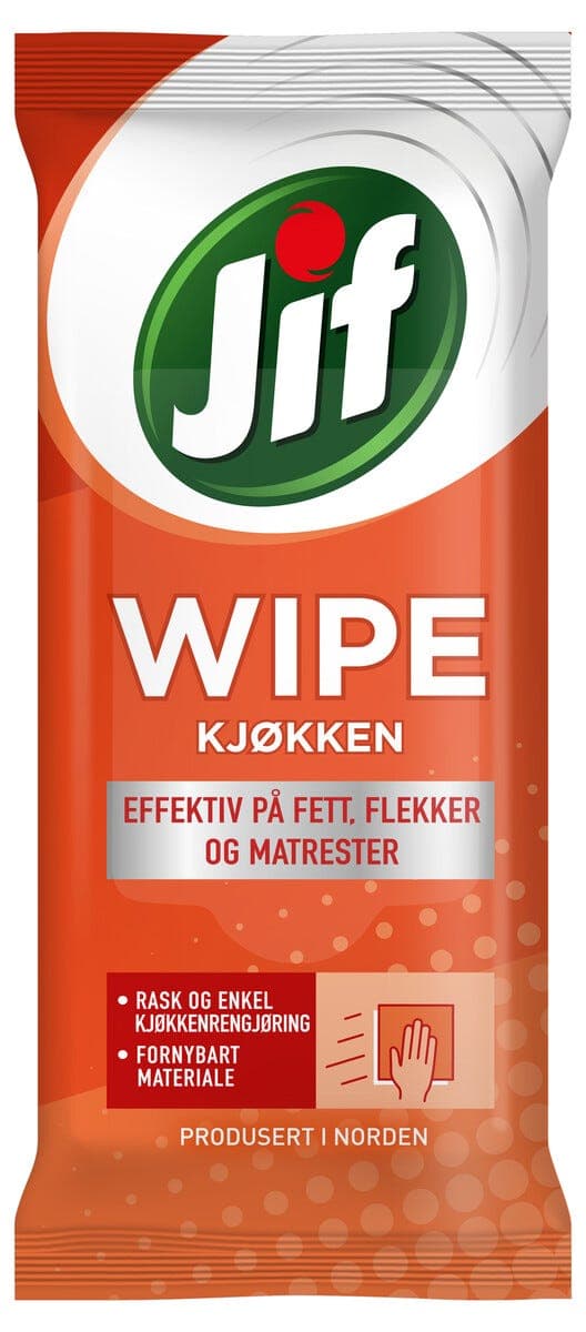 Jif Easy Wipe kjøkken rengjøringskluter, 30-pakning