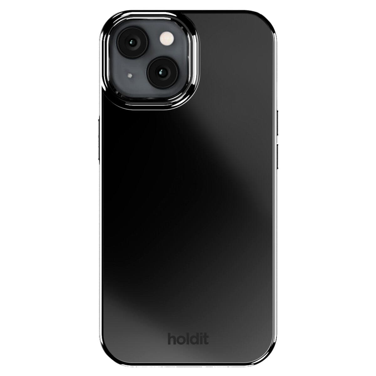 Holdit Mirror MagSafe mobildeksel iPhone 16e/15/14/13, svart