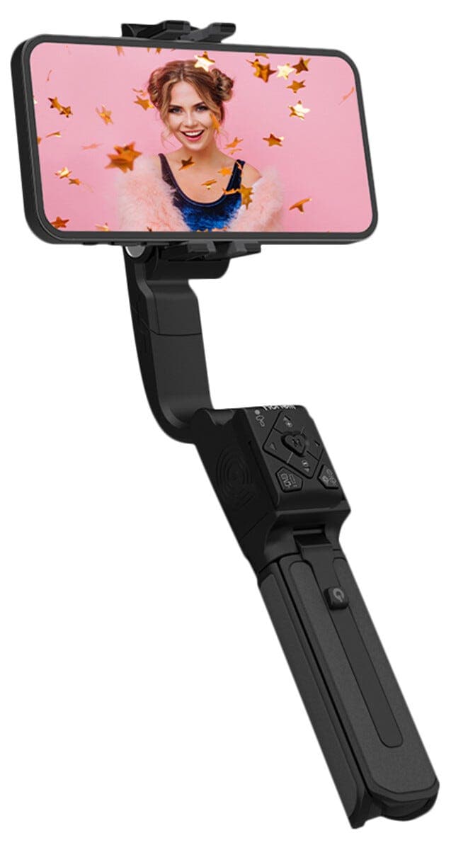 Hohem iSteady Q selfiestang med tripod og fjernutløser