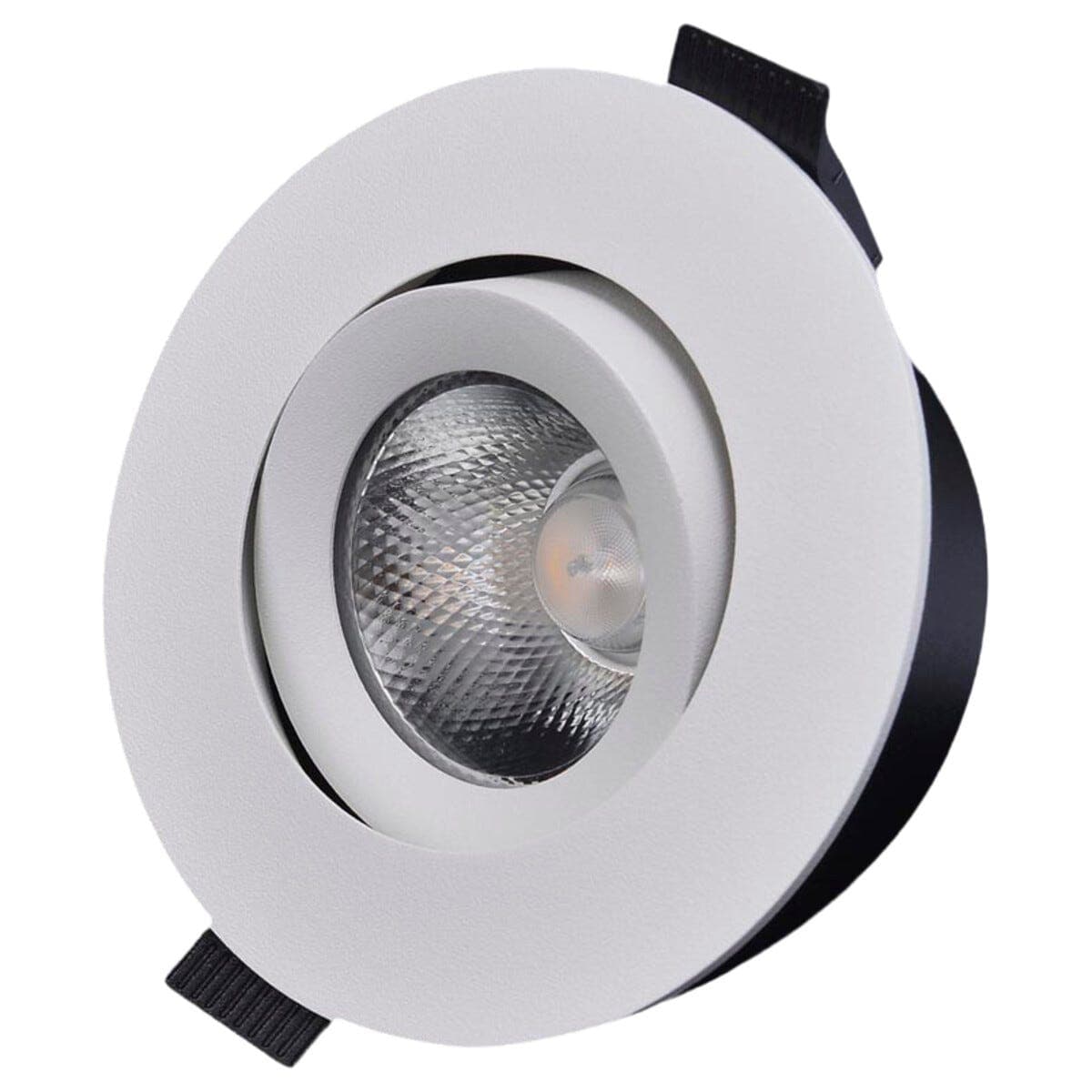 Designlight D-007 downlight LED varmhvitt 7 W IP44, hvit