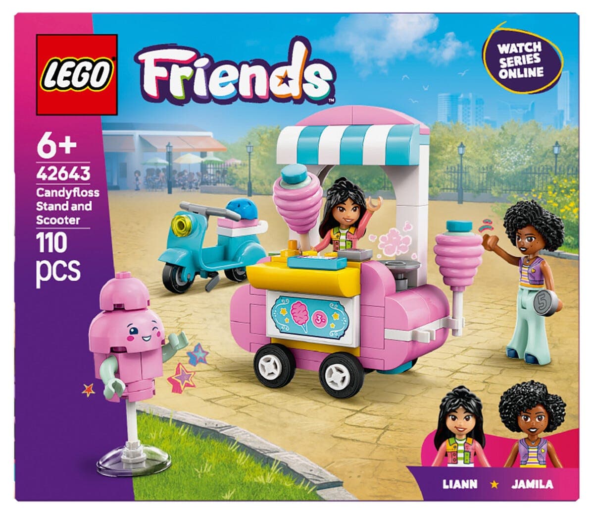 LEGO Friends sukkerspinnkiosk og skuter 42643, fra 6 år