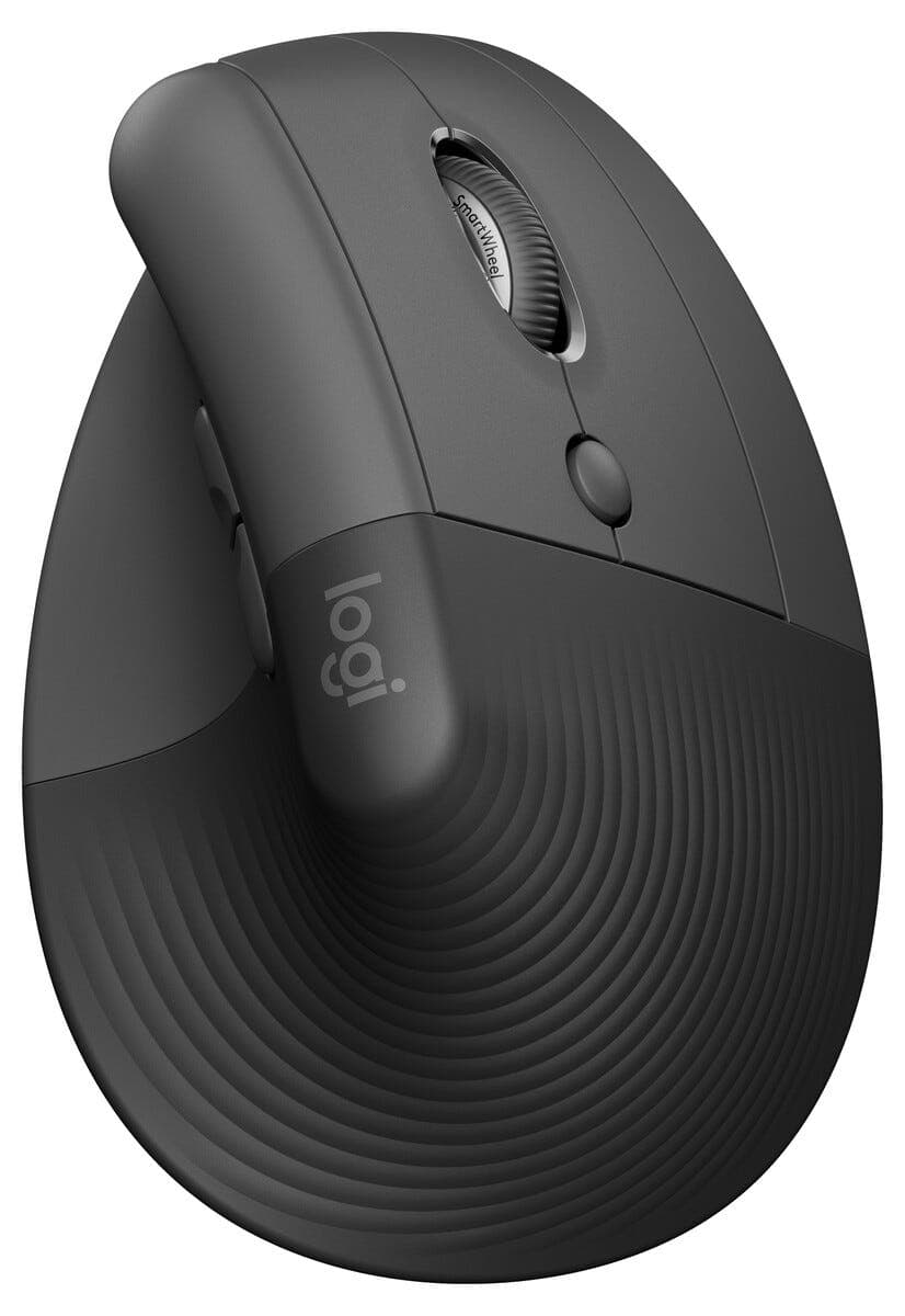 Logitech Lift Vertical Ergonomic Mouse, trådløs mus