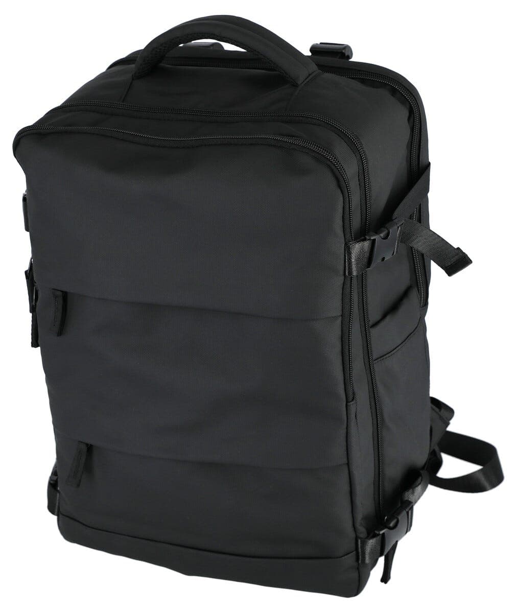 Weekendbag ryggsekk med PC-rom, svart, 22 l