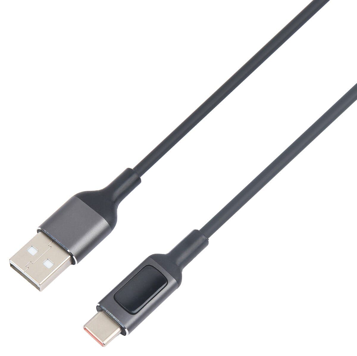 USB-A- til USB-C-kabel med display 60 W, 1 m