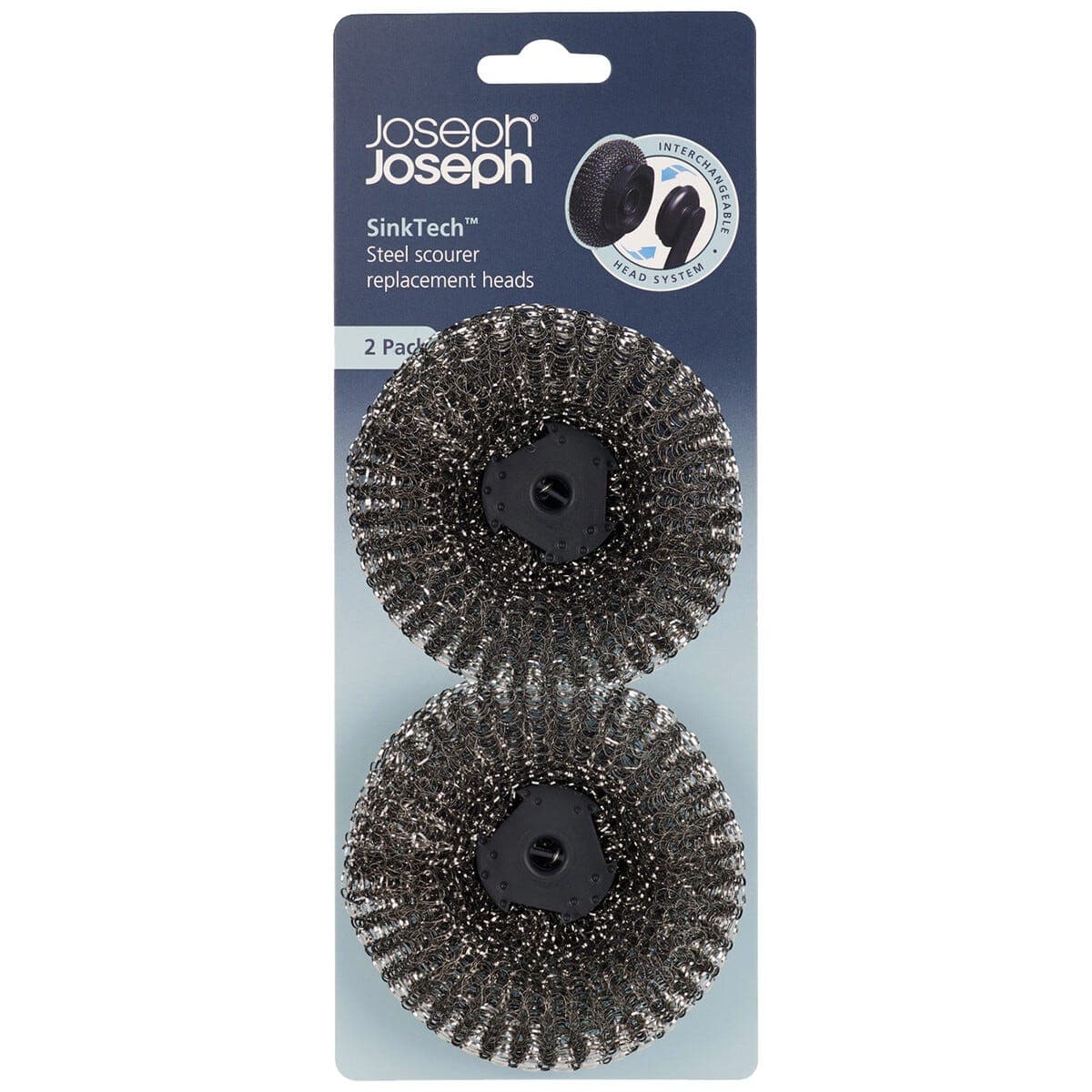 Joseph Joseph SinkTech skurehode refill, 2-pakning