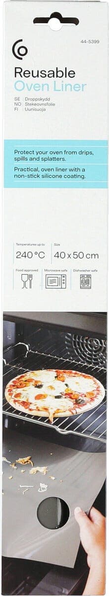 Nonstick dryppbeskyttelse til stekeovn, 40 x 50 cm