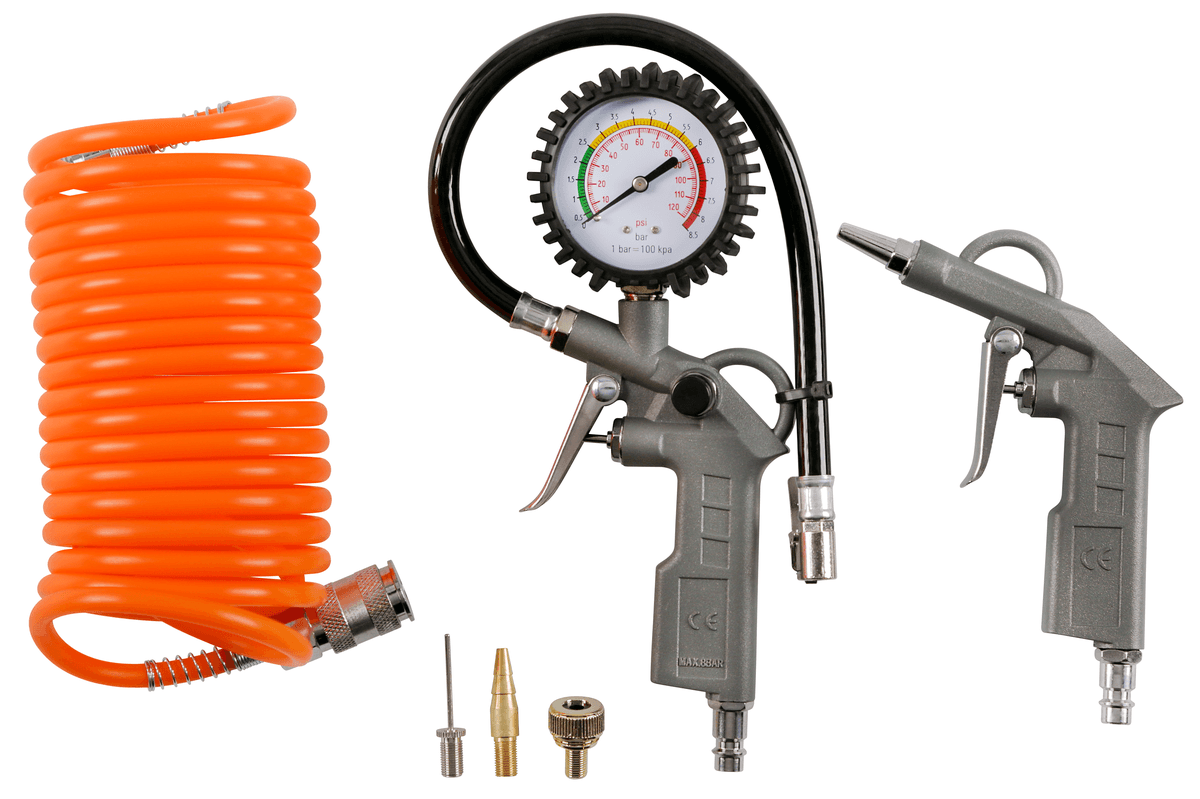 Trykkluftsett, 6 deler