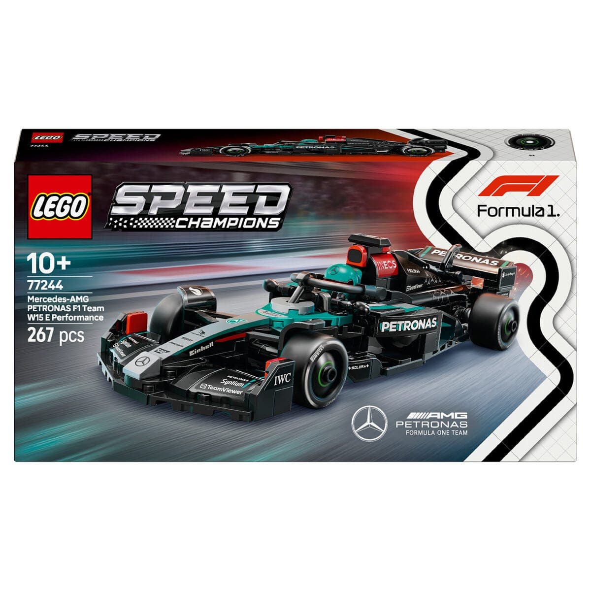 LEGO Speed Champions Mercedes-AMG F1 W15 racerbil 77244, fra 10 år