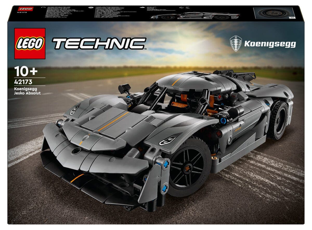 LEGO Technic Koenigsegg Jesko Absolut grå hyperbil 42173, fra 10 år