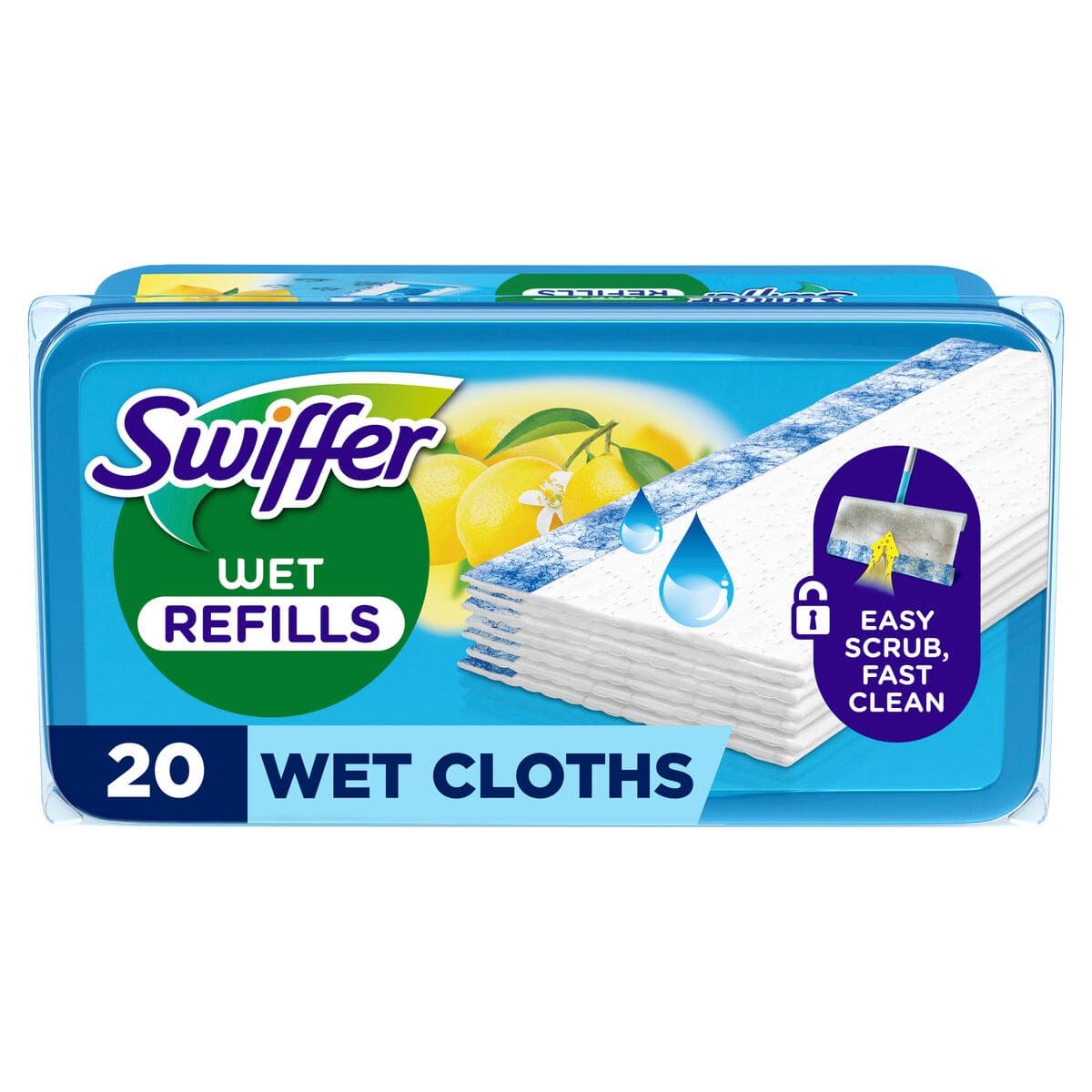 Swiffer Wet Refill våtmopper, 20-pakning