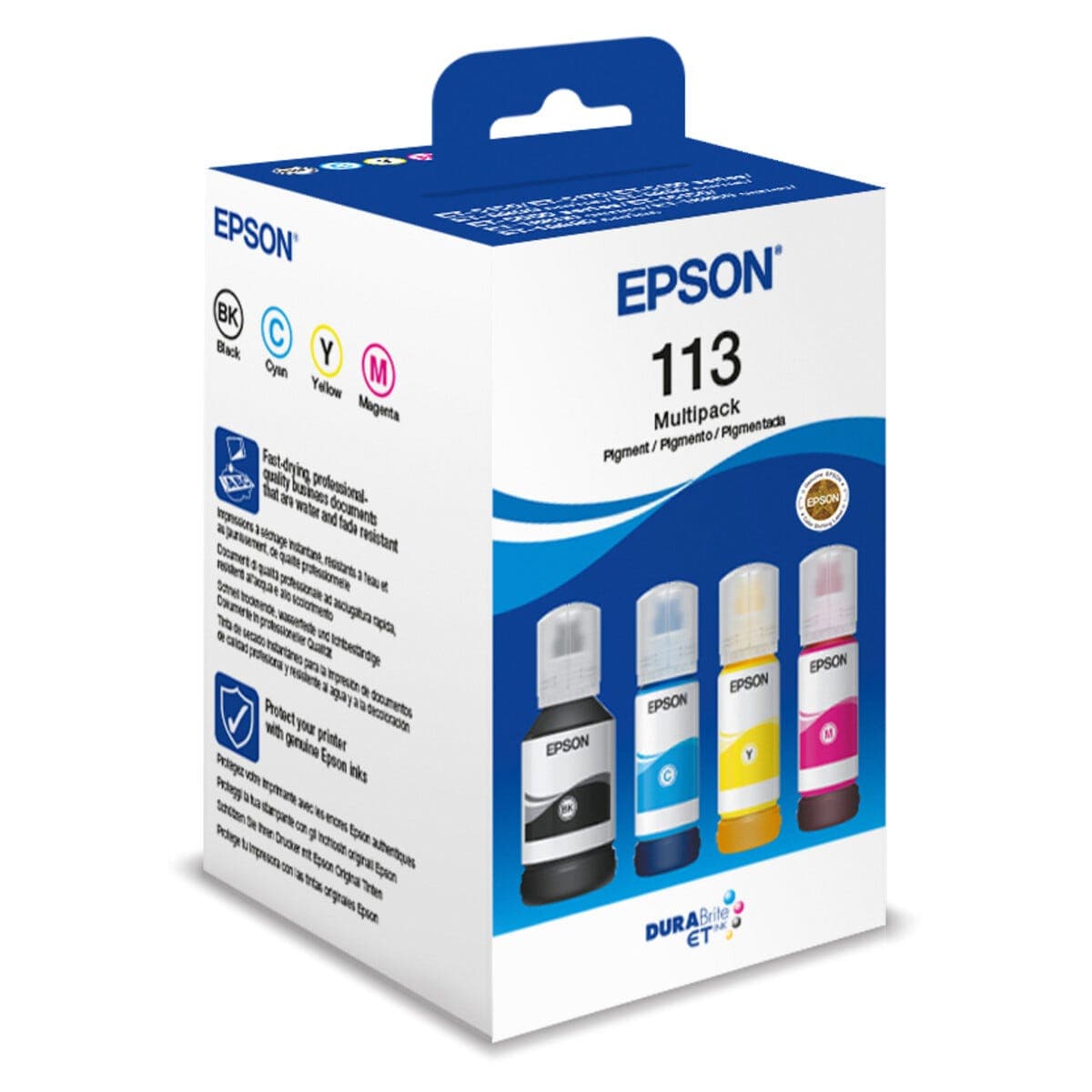 Epson 113 multipakning EcoTank blekk, 4 farger