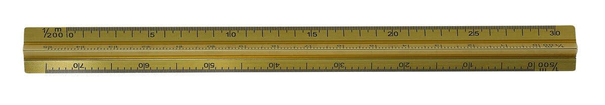 Skalalinjal, 15 cm