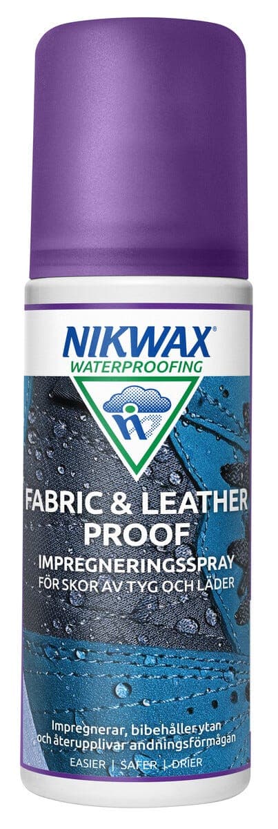 Nikwax Fabric & Leather Proof skoimpregnering, 125 ml
