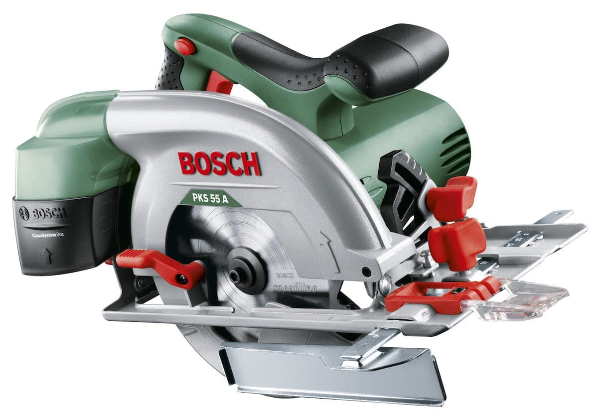Bosch PKS 55 A sirkelsag med sagblad, 1200 W