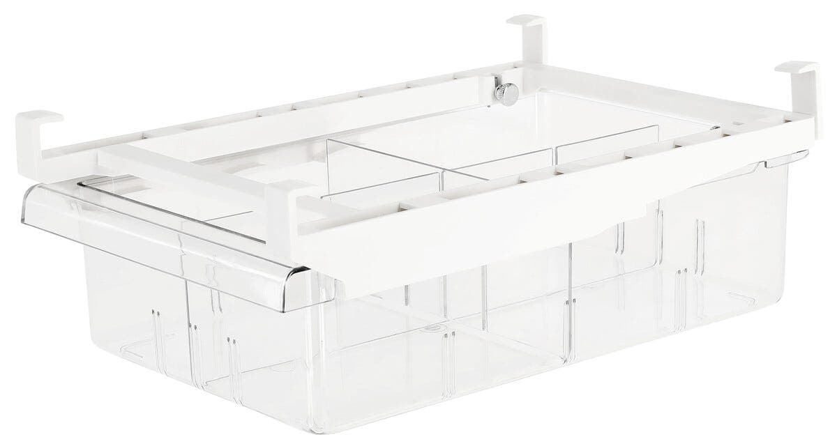 Kjøleskapsoppbevaring uttrekkbar, 20 x 30,5 x 9,5 cm
