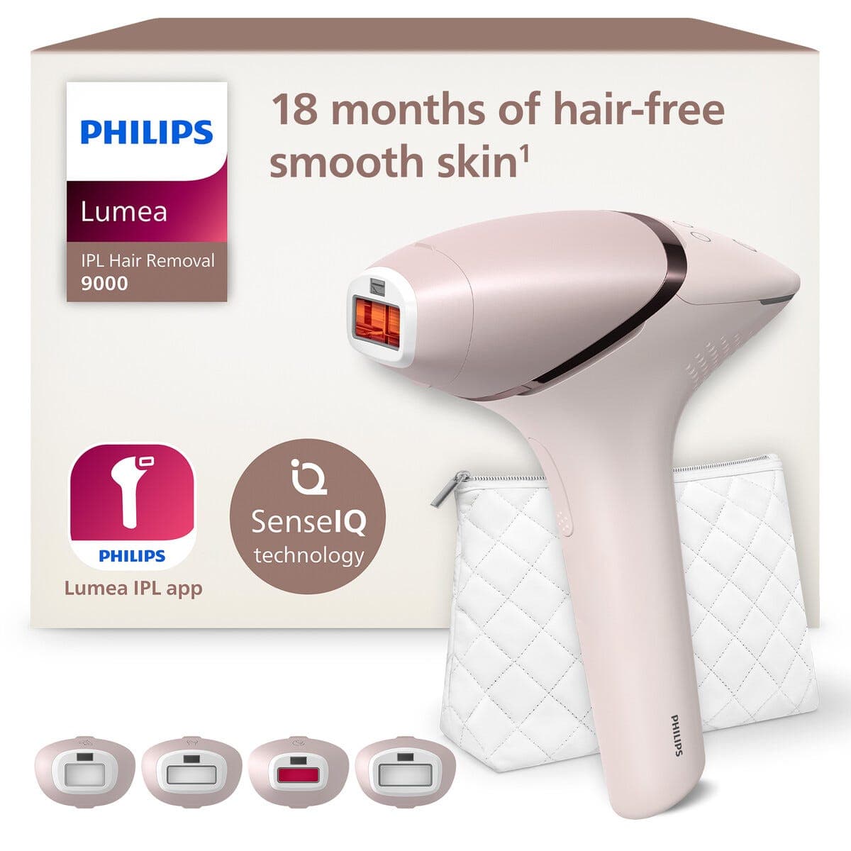 Philips Lumea 9000 IPL hårfjerner, smart