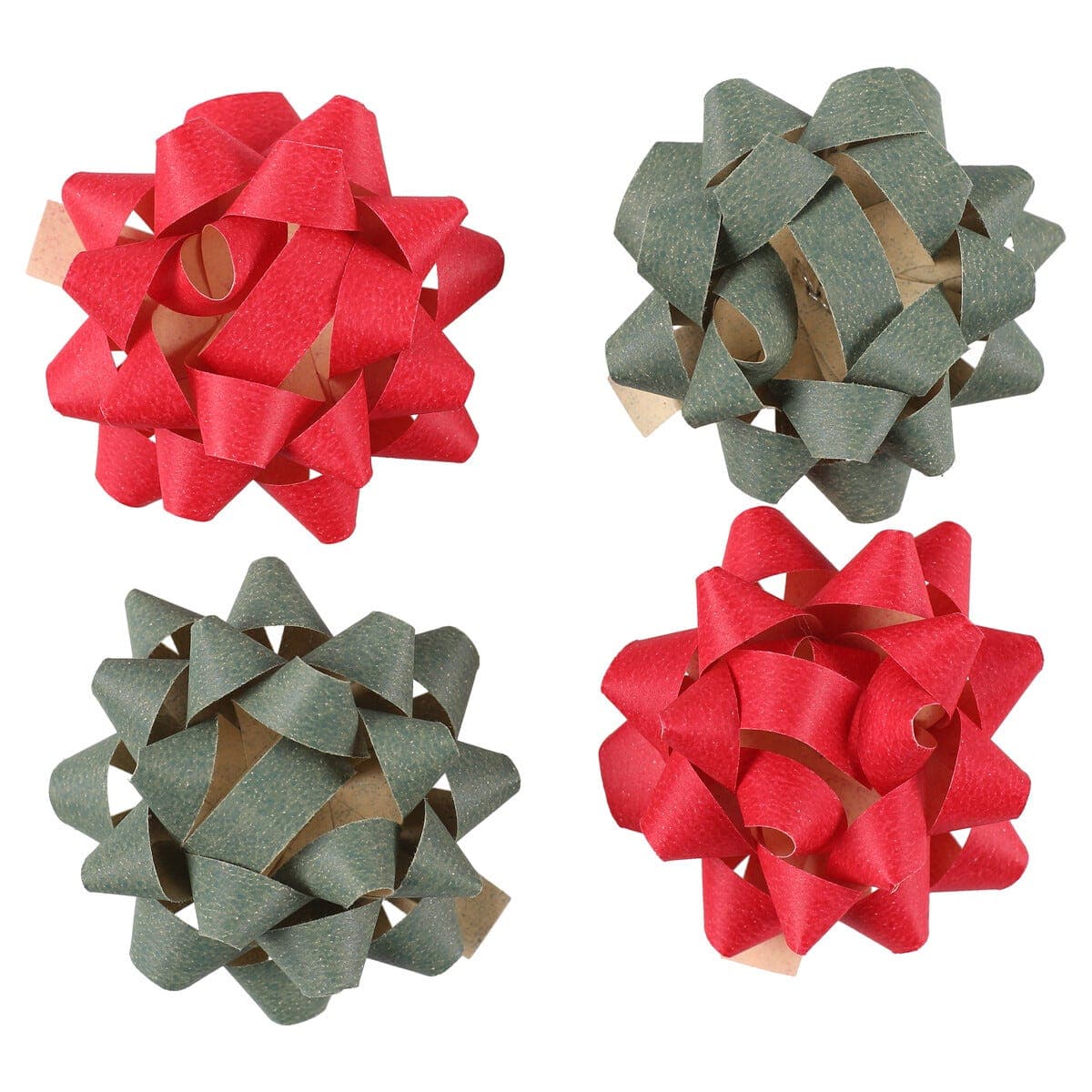 Gavesløyfe i papir 6,5 cm 4-pakning