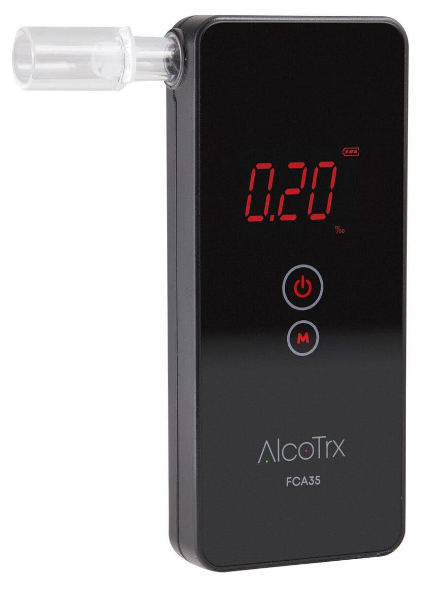 Alcotrx FCA35 alkometer med 6 munnstykker