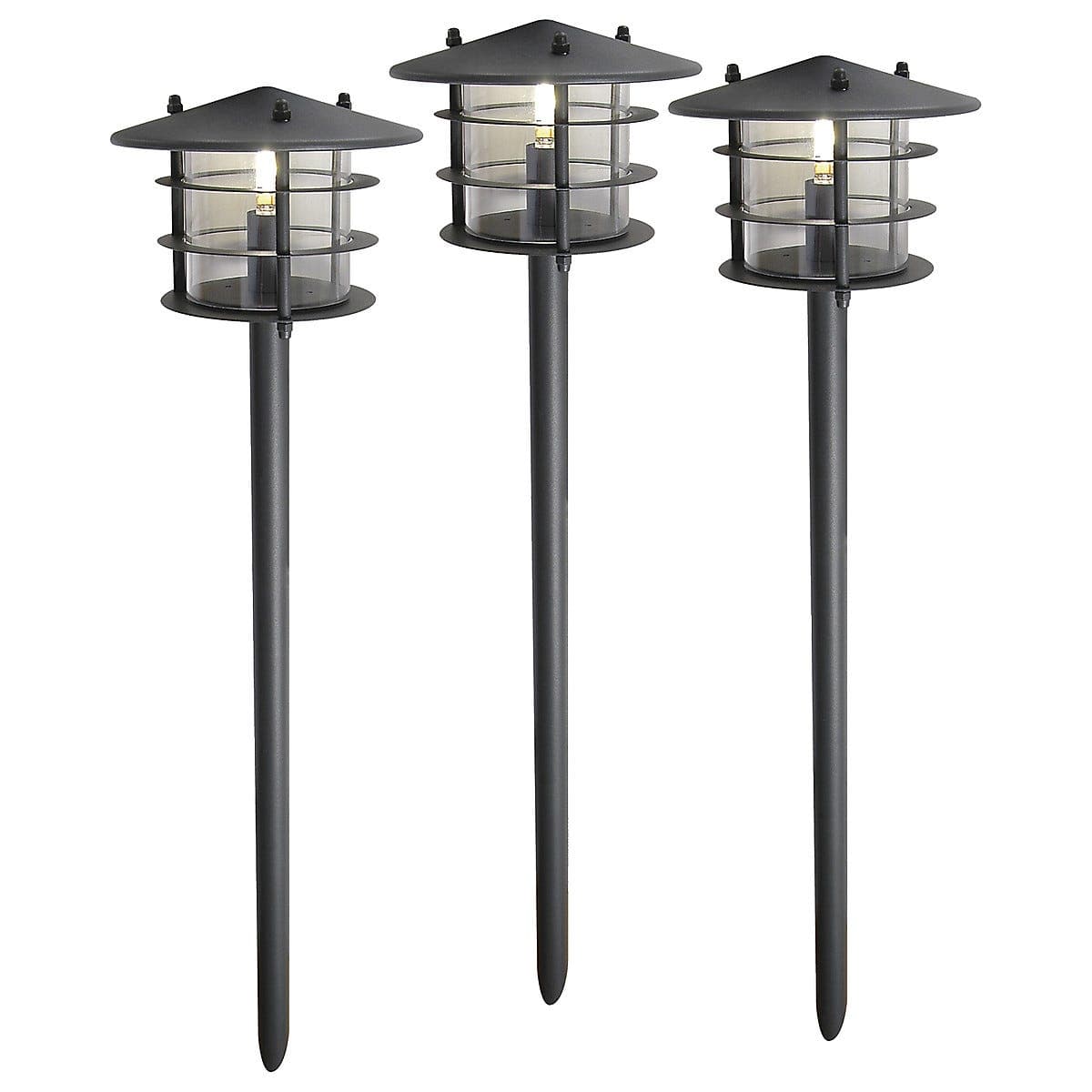 Poppy LED hagebelysning, 3-pack
