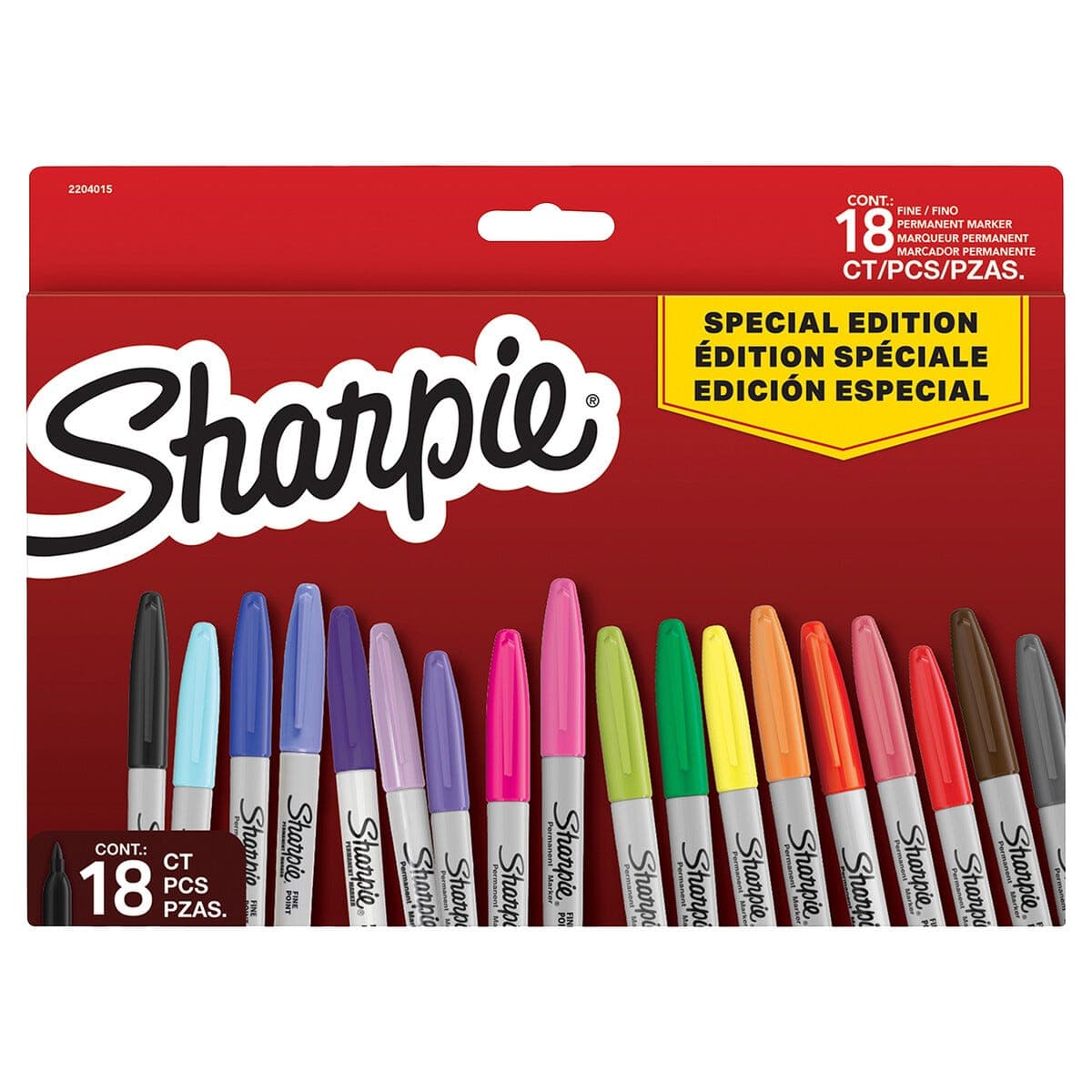 Sharpie merkepenn med fin spiss spesialutgave 18-pakning