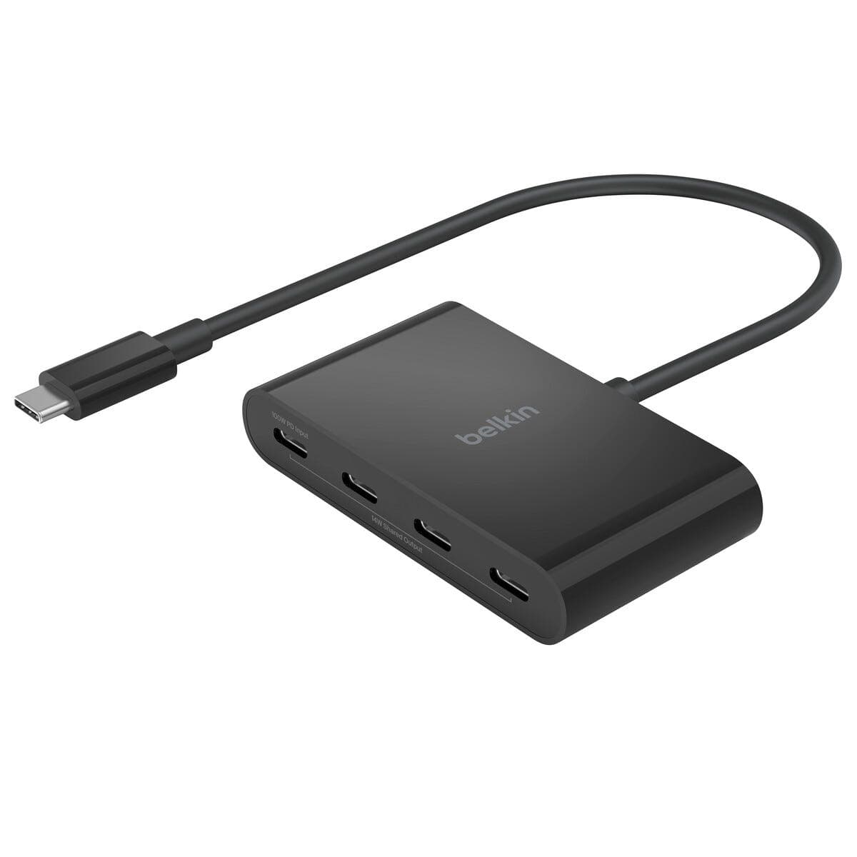 Belkin Connect USB-C- til 4-ports USB-C-hub, 100 W
