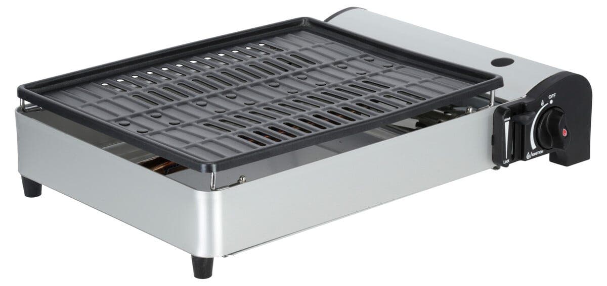 Liten og bærbar gassgrill med keramisk belegg