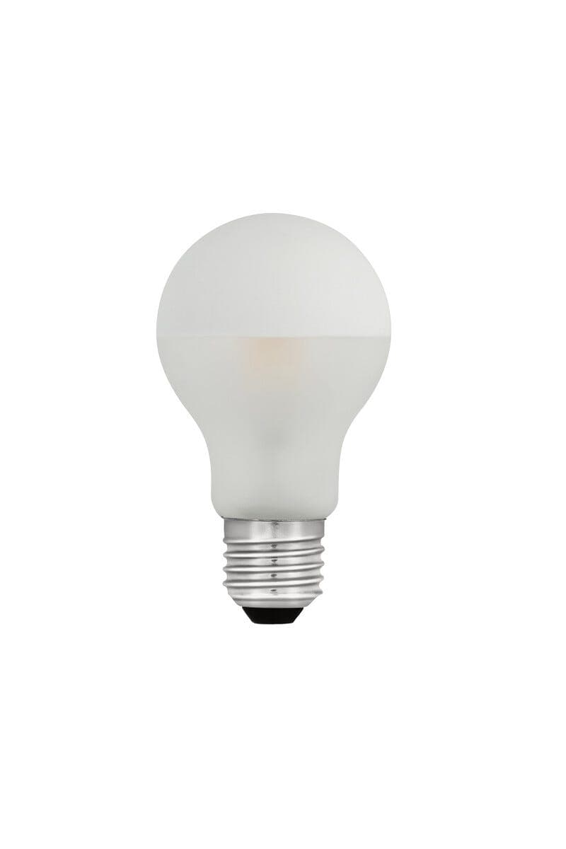 Varmhvit LED-pære E27 på 4,9 W og 470 lumen, dimbar