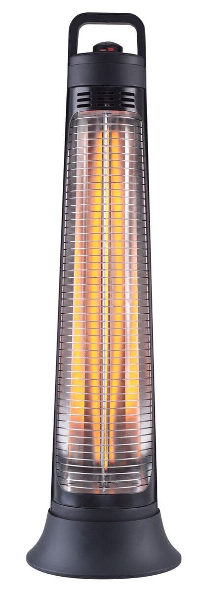 Frittstående terrassevarmer med tidsur, 900 W