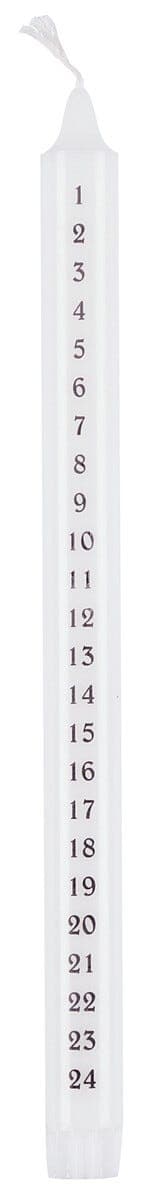 Kalenderlys, stearinlys 1–24