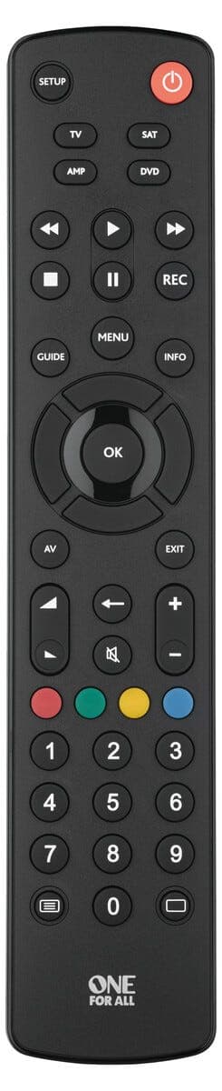 One For All Contour 4 universal fjernkontroll 4-i-1