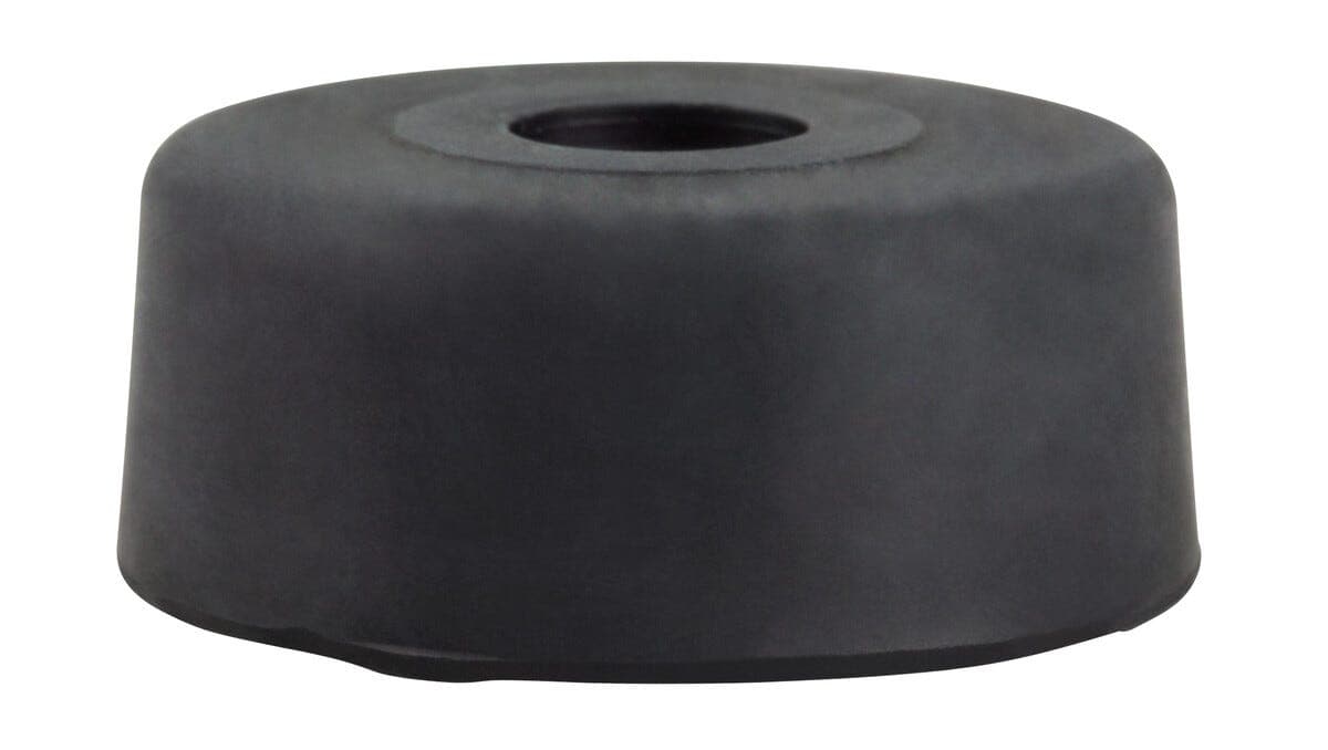 Gummiføtter med skive, 4 pk