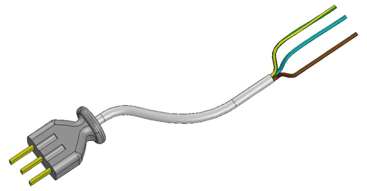 Norwesco ledning til komfyr 230 V, 25 A