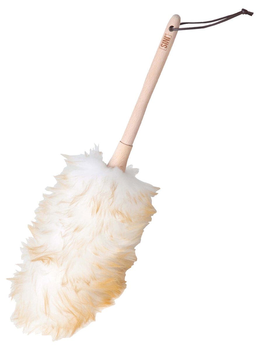 Sini støvkost av lammeull, 48 cm