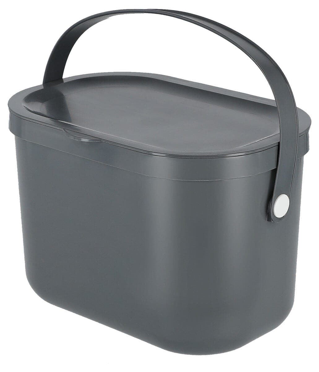 Tidy kildesorteringsbøtte på 3,2 l med lokk og håndtak