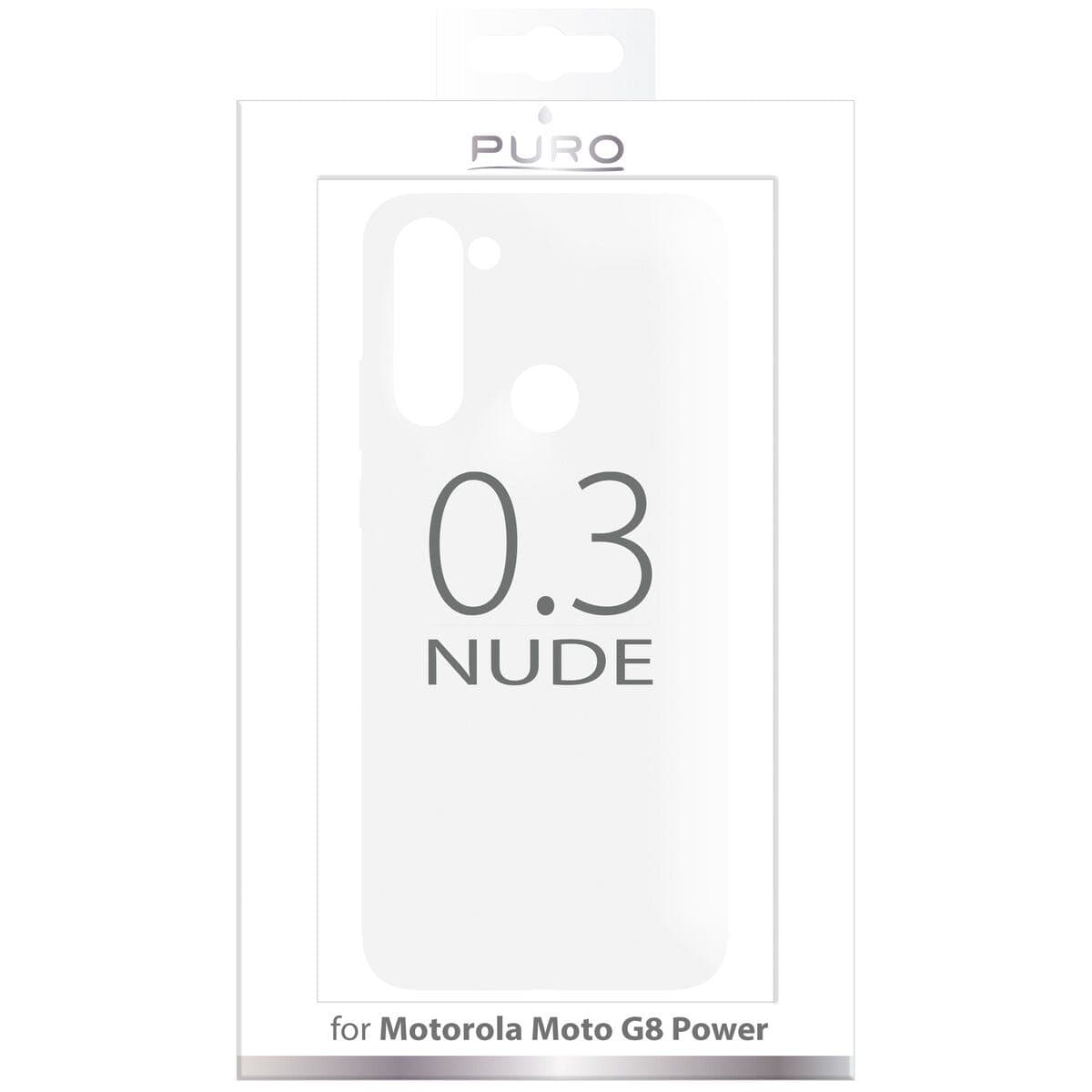 Puro mobildeksel 0.3 Nude til Motorola Moto G8 Power 6.4