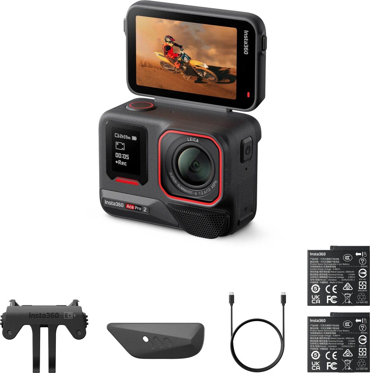 Insta360 Ace Pro 2 Dual Battery Bundle actionkamera 8K
