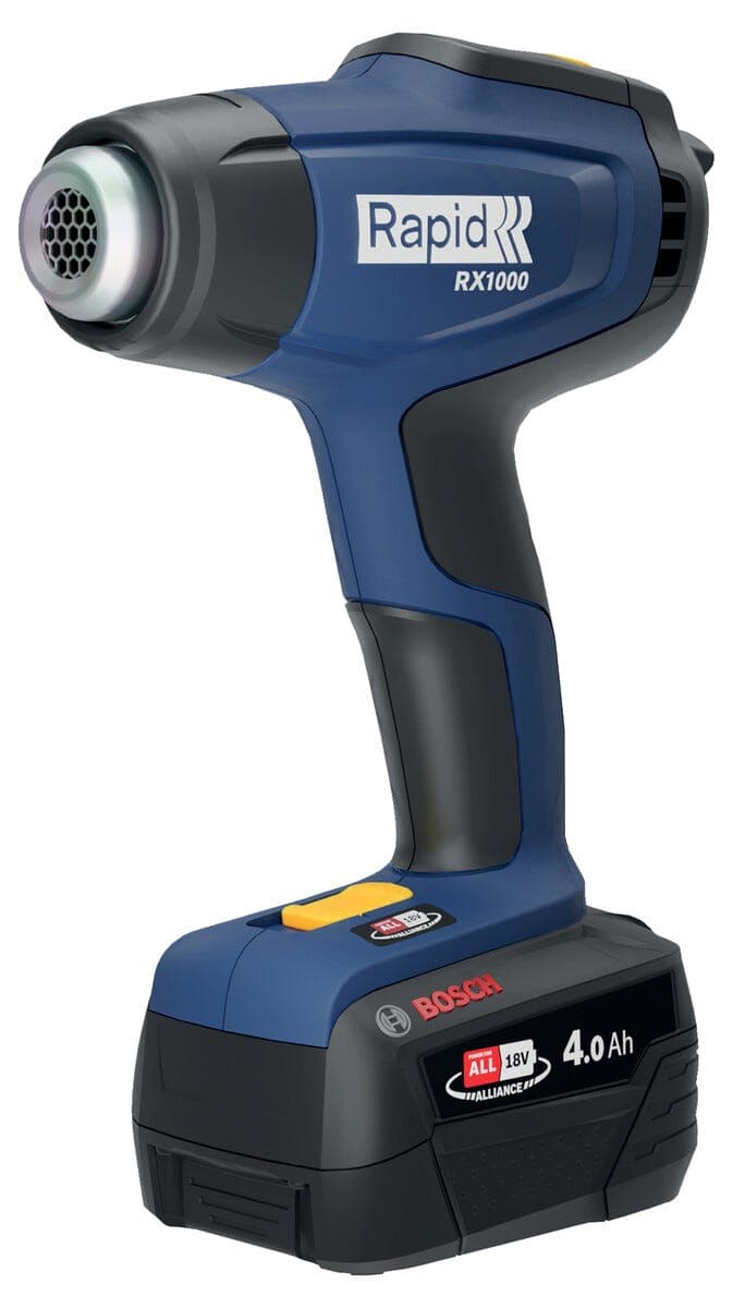 Rapid RX1000 liten varmepistol 18 V, med batteri